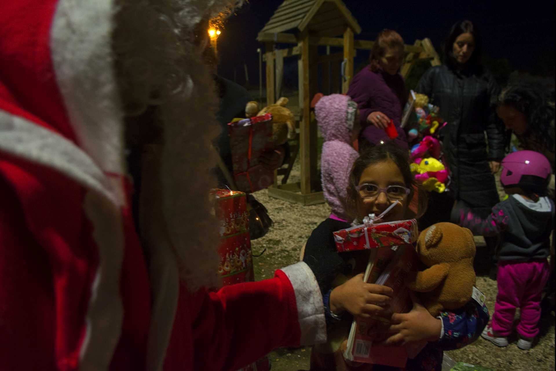 Babbo Natale si  fermato all'Idroscalo